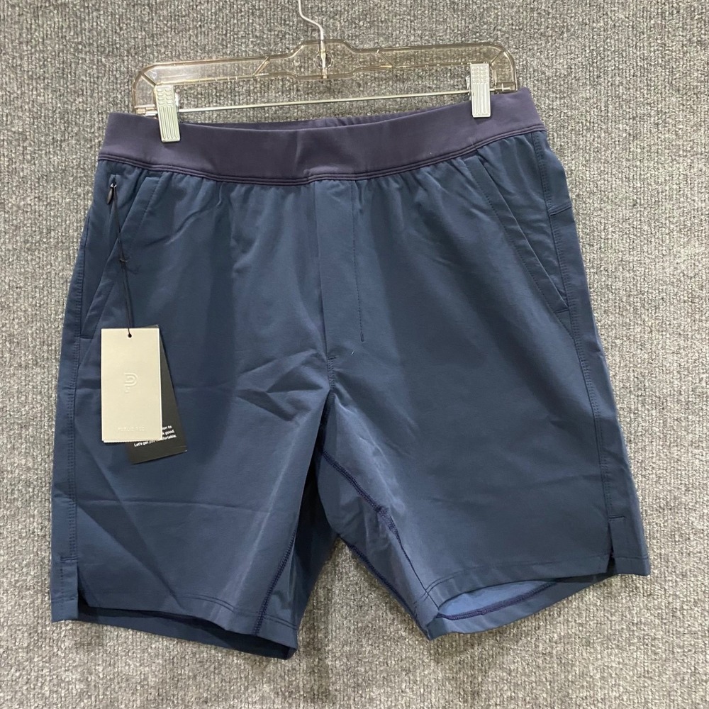 Public Rec Flex Short Lined Mens 32 Navy Blue Running Swimming 7.5 Inseam NWT
